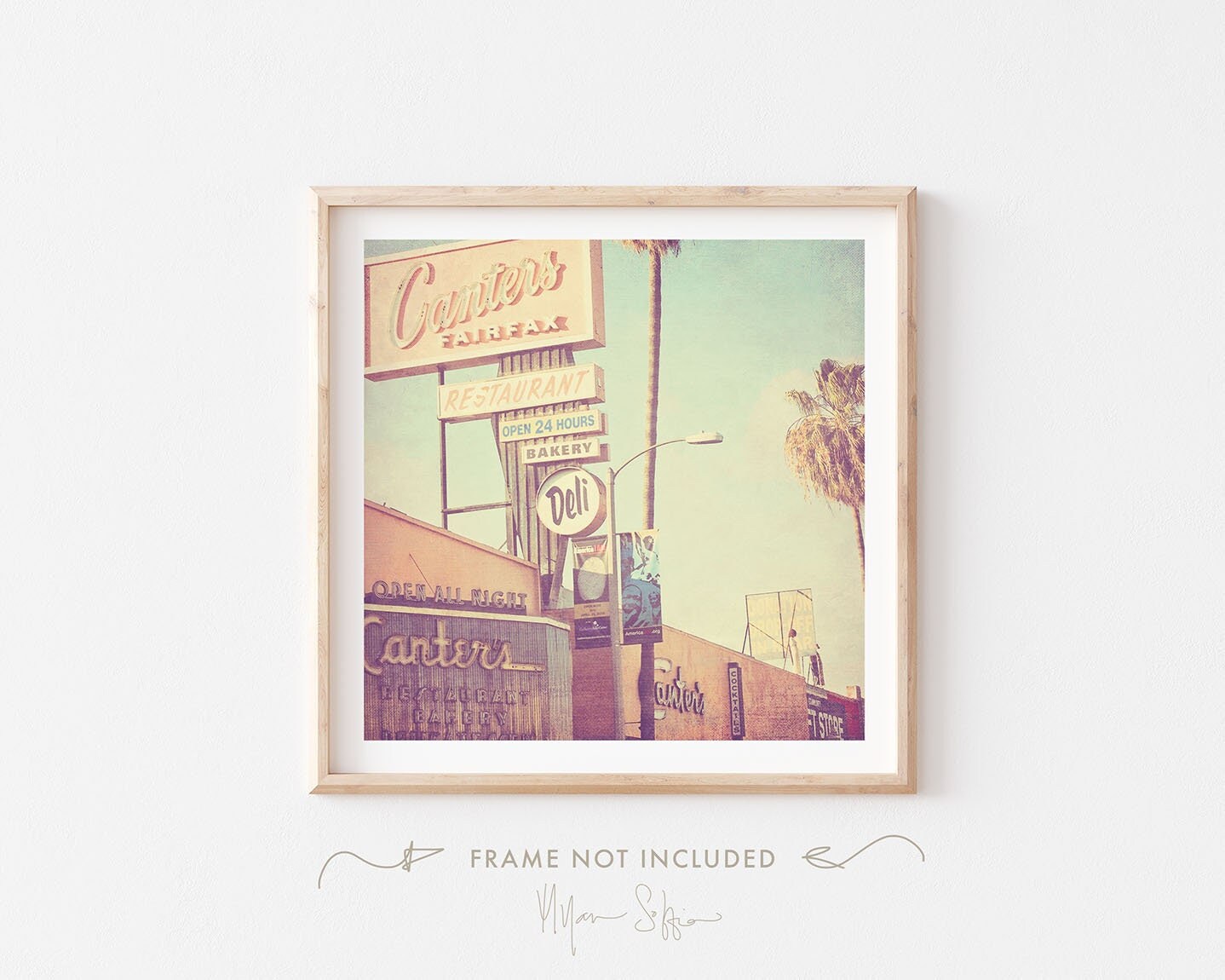 Canters Deli Photograph, Retro Restaurant Art Print, Kitchen Decor, Los Angeles Wall Art, California Photo