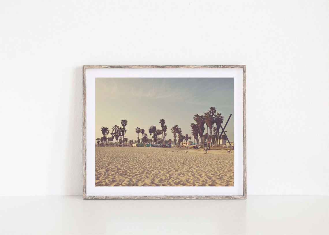 Venice Beach Wall Art California Photography Print Palm Etsy