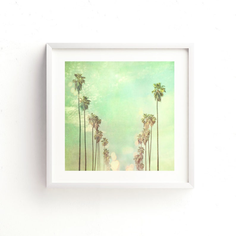 La La Land, Los Angeles Photography, California Palm Trees Photo, Summer Vacation, Fine Art Print, Myan Soffia zdjęcie 4