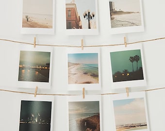 San Diego print set, mini prints, La Jolla, Coronado, Sunset Cliffs, beach photography, baby decor, girls room wall art, dorm art, gift set