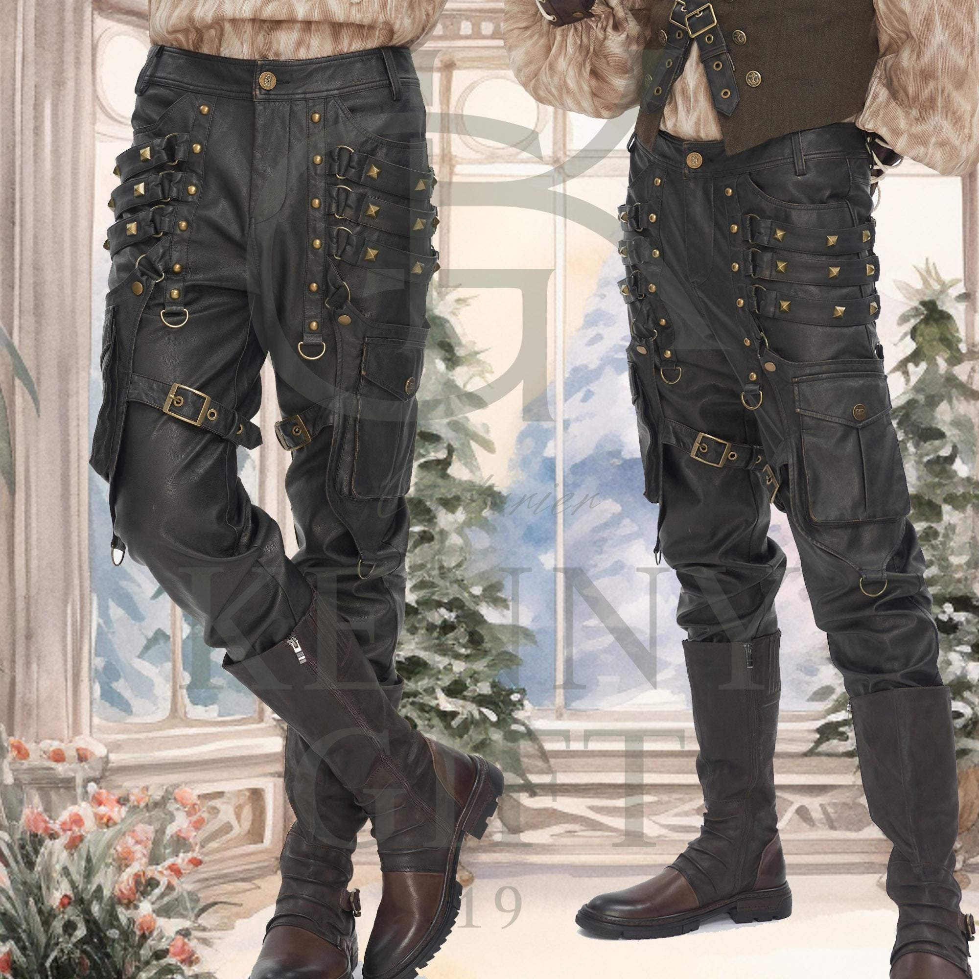 Mens steampunk pants hotsell