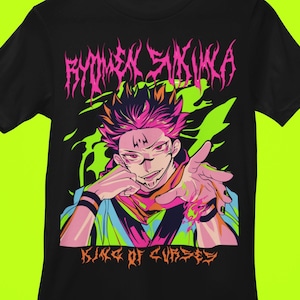 Ryomen Sukuna Anime Shirt: Japanese Manga Graphic Tee