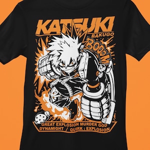 Maglietta Anime Hero / Maglietta Anime / Stile Fuoco / Anime Giapponese / Maglietta Amante Anime / Maglietta Anime Manga / Maglietta Unisex / Maglietta Anime Grafica