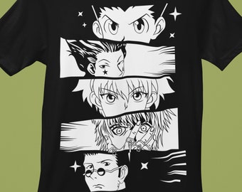 Camiseta de anime / Manga japonesa vintage / Estilo fuego / Camiseta gráfica de anime / Unisex / 100 % algodón