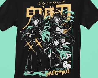 Anime Demon Shirt | Fire Style | Anime Shirt | Japanese Anime | Anime Lover Shirt | Anime Manga Shirt | Unisex Shirt | Graphic Anime Shirt