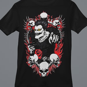 Anime-Hemd | Feuer-Stil | Anime Vintage T-Shirt | Japanischer Anime | Anime T-Shirt | Anime Manga Shirt | Unisex-Shirt | Grafisches Anime Shirt