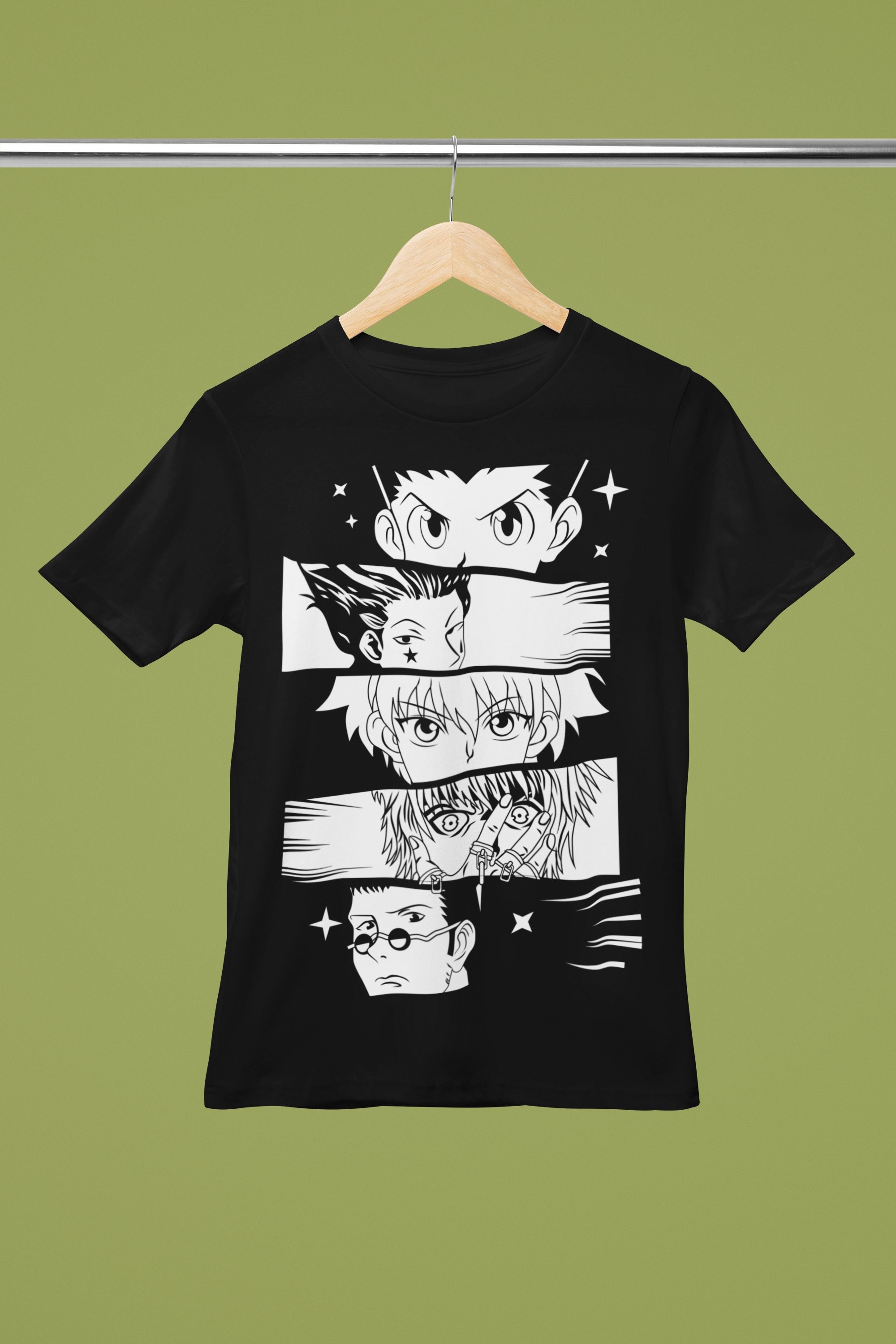 Hunter Anime Shirt | Anime Shirt | Anime Vintage Shirt | Japanese Anime | Anime Lover Shirt | Anime Manga Shirt | Unisex Shirt | Fire Style