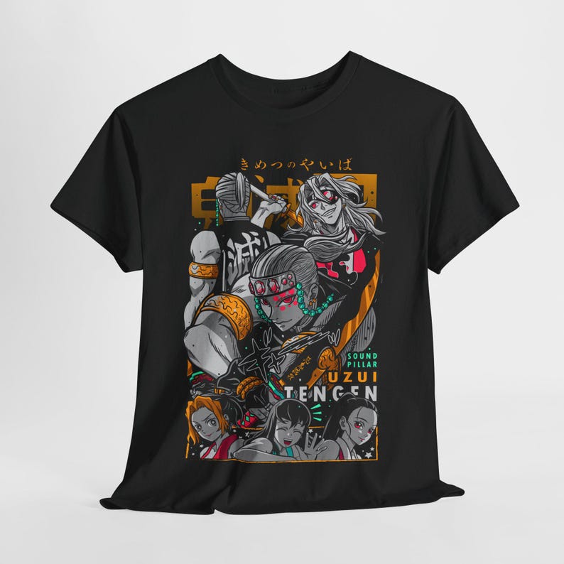 Tengen Shirt | Fire Style | Anime Shirt | Japanese Anime | Anime Lover Shirt | Anime Manga Shirt | Unisex Shirt | Graphic Anime Shirt, Gift For Anime Lovers, Fire Style, Otaku Shirt, Over Sized T-Shirt, Japanese Streetwear, Harajuku Clothing, SoundHashira, Tengen Uzui,
