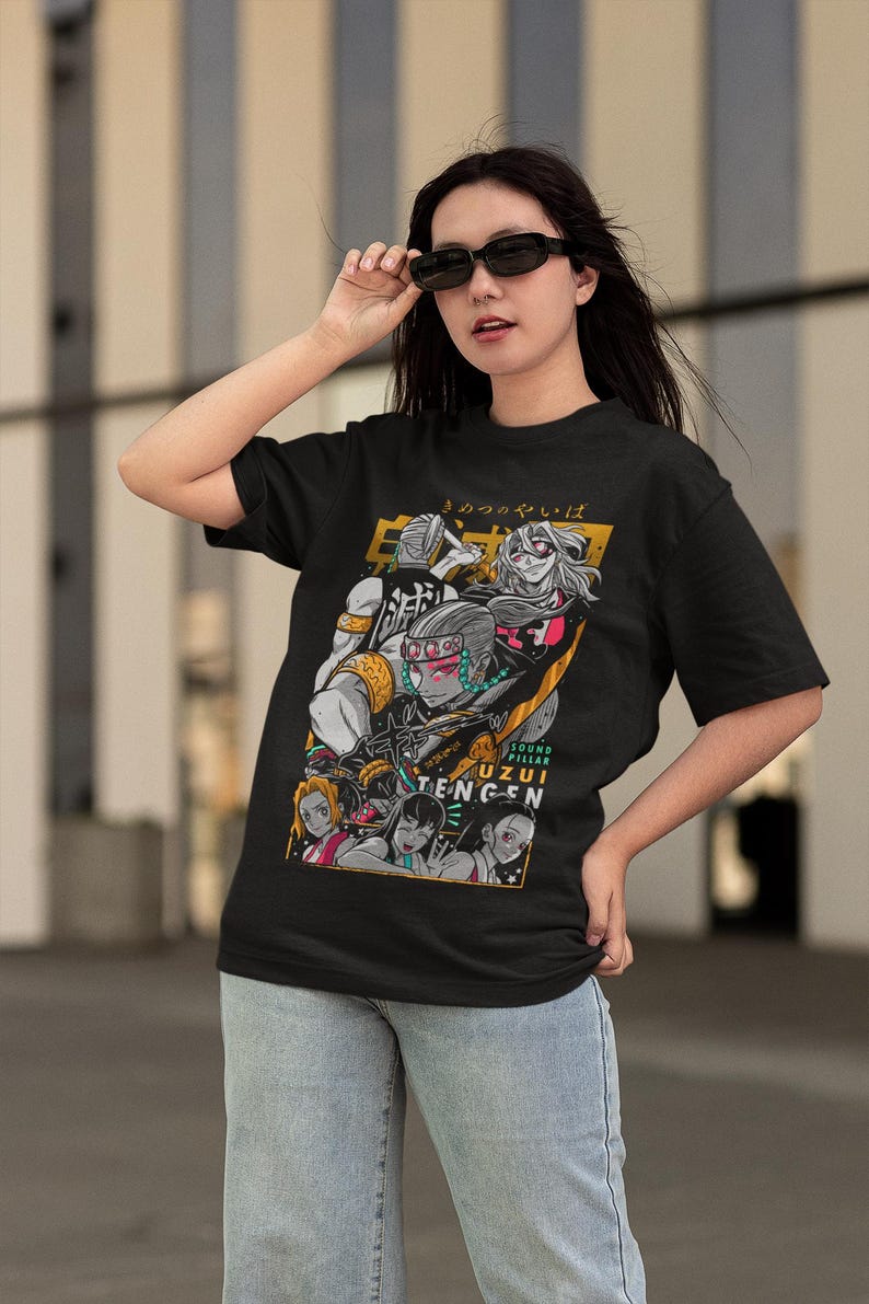 Tengen Shirt | Fire Style | Anime Shirt | Japanese Anime | Anime Lover Shirt | Anime Manga Shirt | Unisex Shirt | Graphic Anime Shirt, Gift For Anime Lovers, Fire Style, Otaku Shirt, Over Sized T-Shirt, Japanese Streetwear, Harajuku Clothing, SoundHashira, Tengen Uzui,