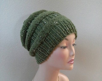 Marsh Green Wool Slouch