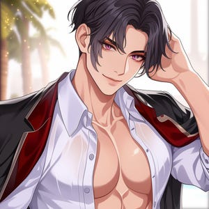 CUSTOM Anime PFP Male, Anime Illustration, Profil Icon, Profile Picture Twitch Anime,  Anime Avatar, Profile Picture Twitch Anime,Commission