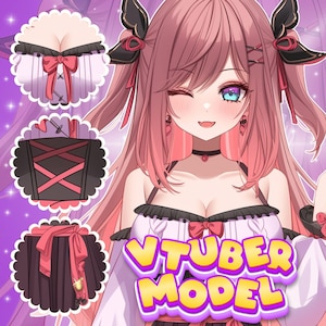 AANGEPASTE LIVE2D VTUBER-MODEL | Vtuber-items, live2d-model, pngtuber, Anime, Anime-kunst, Vtuber mannelijk en vrouwelijk, Vtuber-ontwerp