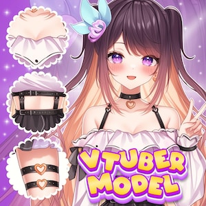 AANGEPASTE LIVE2D VTUBER-MODEL | Vtuber-items, live2d-model, pngtuber, Anime, Anime-kunst, Vtuber mannelijk en vrouwelijk, Vtuber-ontwerp