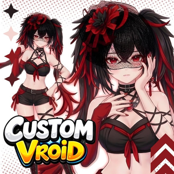 Custom VRoid Commission | 3D VTuber Avatar | Anime Streaming Model VRM