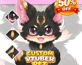 Comisión de mascota VTuber / Mascota personalizada para streamers