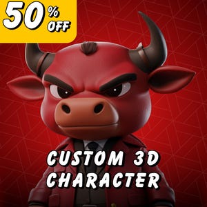 Benutzerdefiniertes 3D-Modell für den 3D-Druck | Personalisierte Figurine, D&D Charakter, Action-Figur Sculpting & 3D-Skulptur | 2D in 3D umwandeln