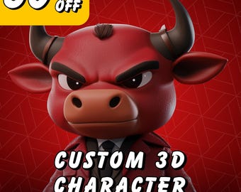 Custom 3D Character Model | Personalized Figurine (Digital File)