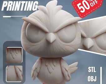Custom Character 3D Model | STL OBJ Files (Digital File)