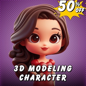 Benutzerdefiniertes 3D-Modell für den 3D-Druck | Personalisierte Figurine, D&D Charakter, Action-Figur Sculpting & 3D-Skulptur | 2D in 3D umwandeln