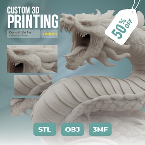 Custom 3D Character Model | .STL, .OBJ Files (Digital File Only)