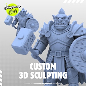 Custom 3D Printing | Sculpting Character Model | STL, OBJ Files