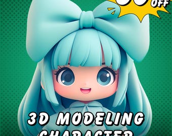 Custom 3D Modeling Character | Game Asset Design (Digital File)