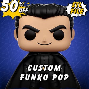 CUSTOM FUNKO POP | 3D-Modellierservice | Benutzerdefinierte 3D-Modellierung, Konvertieren von 2D in 3D, 3D-Charakter, 3D Cute, 3D Art, 3D-Modell, Figur, Funko Pop