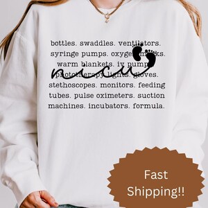 NICU Krankenschwester Sweatshirt, NICU Krankenschwester Shirt, Nicu Krankenschwester Wertschätzung, Neugeborenes Shirt, Geschenk für Neugeborene, Geschenk für Nicu Krankenschwester, Nicu Sweatshirt