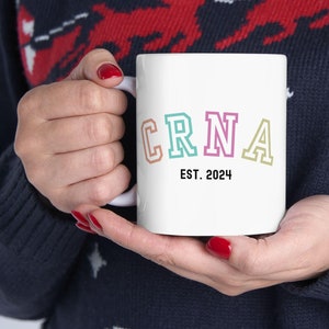 Personalized CRNA mug, gift for crna, crna graduation gift, srna mug, crna gifts, nurse appreciation, nurse anesthesia Mug, (11oz, 15oz)