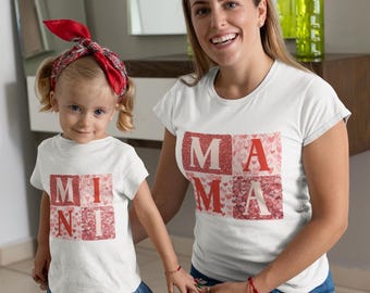 Mama and Me valentines shirts matching mama and me, mommy and baby, toddler valentines shirt, mommy and youth valentines shirt, gift for mom