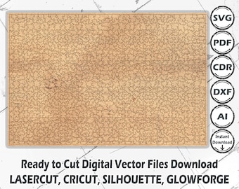 1000 Piece Irregular Jigsaw Puzzle Template: Laser Cut Files (Digital Download)