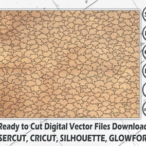 500 Stück Einzigartige Jigsaw Puzzle Vorlage, Puzzle Laser Cut, digitaler Download, Puzzle Lasercut, Puzzle Lasercut, Cricut, Puzzle Vorlage,