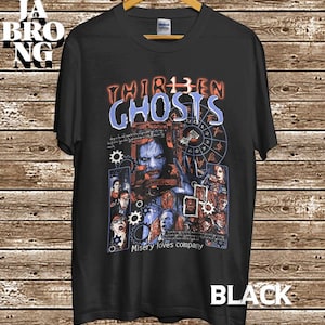 Vintage 13 Ghosts T-shirt, Scary Movie Lover Shirt, Horror Film Fan Apparel, Ghost Halloween Costume Top, Paranormal Fashion 13G001