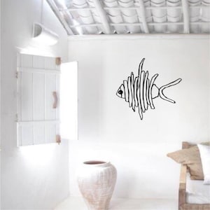Metal Fish Wall Art: Modern Home Decor, Fish Silhouette