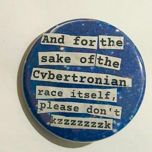 Ominous 3- MTMTE Pinback Button, 1.5 inch