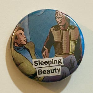 Sleeping Beauty - Garashir,  Pinback Button Badge, 1.5 inch