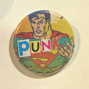 Punk - Pinback Button Badge, 1.5 inch