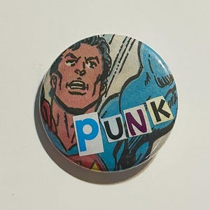 Punk - Pinback Button Badge, 1.5 inch