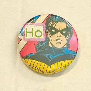 Ho - Bat Pinback Button Badge, 1.5 inch