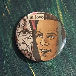 Doctor and Spy In Love-Garashir Pinback Button Badge, 1.5 inch