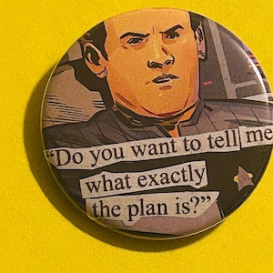 The Plan, O’Brien- DS9 Collage Pinback Button Badge, 1.5 inch