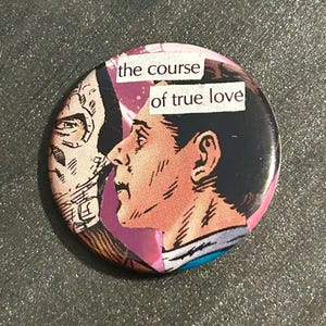 True Love-Garashir Pinback Button Badge, 1.5 inch