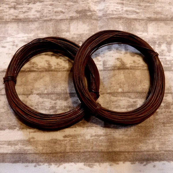 2 Rolls of Rusty Wire 50 feet each 24 Gauge total of 100 ft Primitive Crafts Rustic Primitive