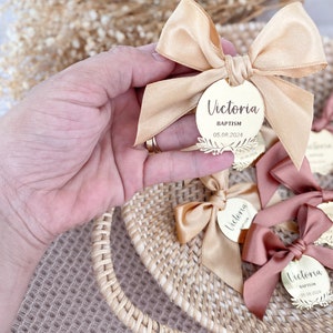 Gold Personalized Cross Name Tag, Acrylic Mirror Baptism Tag, Lettering Name Logo, Mi Bautizo Tag, Baptism Cross Tag, Christening Favors Tag