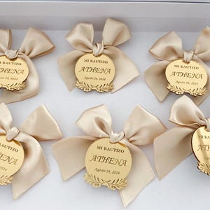 Placa de identificação de cruz personalizada em ouro, etiqueta de batizado em espelho acrílico, logotipo de nome com letras, etiqueta de batismo, etiqueta de cruz de batizado, presente de batizado