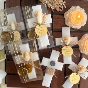 Handmade Baptism Favor Magnet, Mi Bautizo, Holly Communion Favor, Christening Favor For Guest, Personalized Baptism Party Magnet Favors