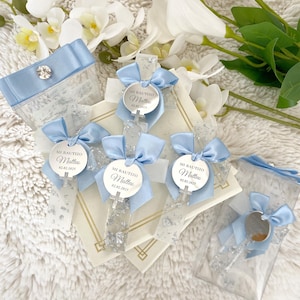 Bomboniera unica per battesimo in argento per ragazzo, magnete di ringraziamento per battesimo, bomboniera per battesimo, bomboniera per battesimo Mi Bautizo, regalo per battesimo, regalo per la prima comunione