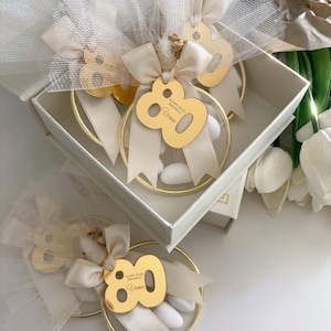 Adult Birthday Favors, Party Favors, Gold Birthday Candy Favors, Personalized 30th, 40th, 50th, 70th, 80th, 90th, 100th Birthday Party Favor