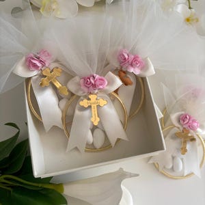Taufe Mandel Süßigkeit Favor, Einzigartige Taufgeschenke, Taufe Gastgeschenke, Taufe Danke Geschenk, Heilige Kommunion Favor, Mi Bautizo, Taufgeschenk
