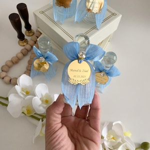 Luxury Empty Crystal Glass Cologne Bottle, Personalised Pink Baby Shower Cologne Bottle, Welcome Baby Cologne Bottle, Wedding Gift Bottle
